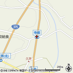 寺郷周辺の地図