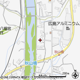 広島県広島市安佐北区白木町秋山823周辺の地図