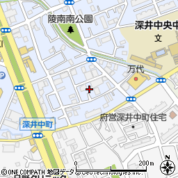大阪府堺市中区深井北町3430周辺の地図