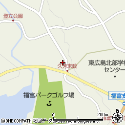 広島県東広島市福富町久芳4402周辺の地図