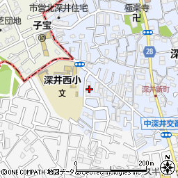 大阪府堺市中区深井北町947-2周辺の地図
