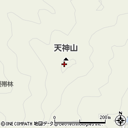 天神山周辺の地図