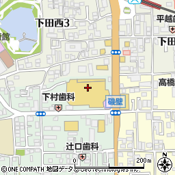 ジャンボスクエア香芝周辺の地図