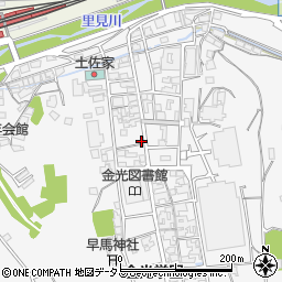 岡山県浅口市金光町大谷303-17周辺の地図