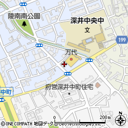 大阪府堺市中区深井北町3463周辺の地図