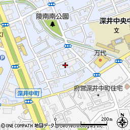 大阪府堺市中区深井北町3431周辺の地図