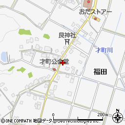広島県福山市芦田町福田302周辺の地図
