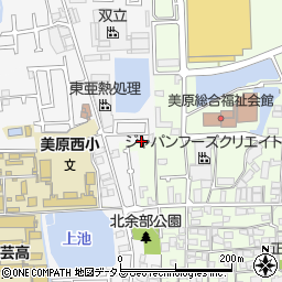 大阪府堺市美原区太井684-16周辺の地図