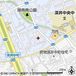 大阪府堺市中区深井北町3432周辺の地図