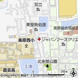 大阪府堺市美原区太井684-21周辺の地図
