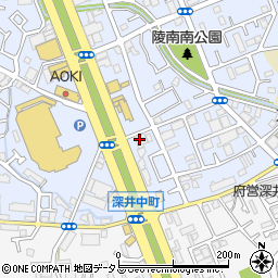 大阪府堺市中区深井北町3503周辺の地図