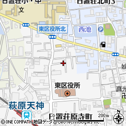 大阪府堺市東区日置荘原寺町32-12周辺の地図