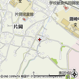 岡山県岡山市南区片岡周辺の地図