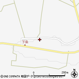 広島県東広島市豊栄町能良521周辺の地図