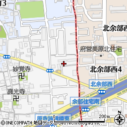 大阪府堺市東区日置荘原寺町450周辺の地図