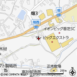 奈良県香芝市畑2丁目1570周辺の地図