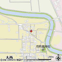 奈良県桜井市大西755周辺の地図