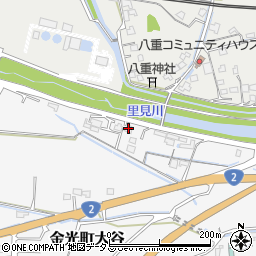 岡山県浅口市金光町大谷2424周辺の地図