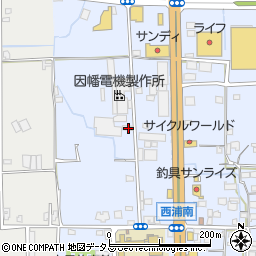 大阪府羽曳野市西浦979周辺の地図