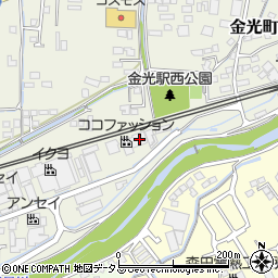 岡山県浅口市金光町占見新田212周辺の地図