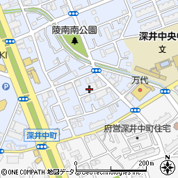 大阪府堺市中区深井北町3428-1周辺の地図