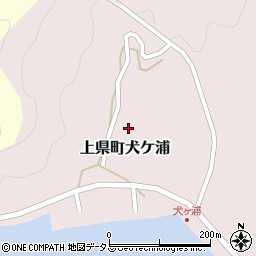 長崎県対馬市上県町犬ケ浦176周辺の地図