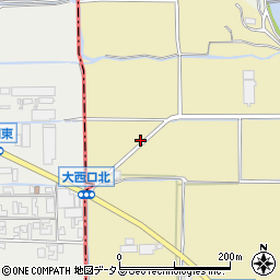 奈良県桜井市大西460周辺の地図