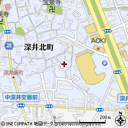 大阪府堺市中区深井北町700-23周辺の地図