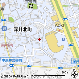 大阪府堺市中区深井北町700-21周辺の地図