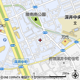 大阪府堺市中区深井北町3428-3周辺の地図