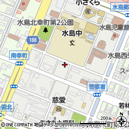 岡山県水島警察署南幸町宿周辺の地図