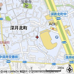 大阪府堺市中区深井北町700-35周辺の地図