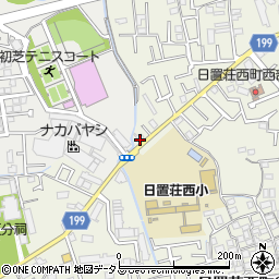 大阪府堺市東区日置荘西町4丁27-25周辺の地図