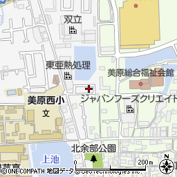 大阪府堺市美原区太井684-29周辺の地図