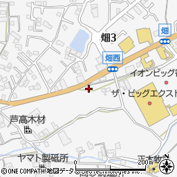 奈良県香芝市畑2丁目850周辺の地図