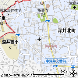 大阪府堺市中区深井北町779-4周辺の地図