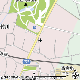 三重県多気郡明和町竹川328周辺の地図
