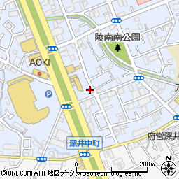 大阪府堺市中区深井北町3394周辺の地図