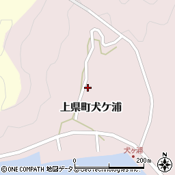 長崎県対馬市上県町犬ケ浦177周辺の地図