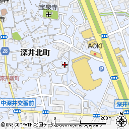 大阪府堺市中区深井北町700-28周辺の地図