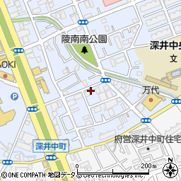 大阪府堺市中区深井北町3420周辺の地図
