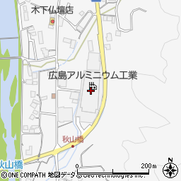 広島県広島市安佐北区白木町秋山753周辺の地図