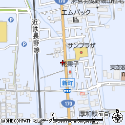 大阪府羽曳野市西浦1442-3周辺の地図