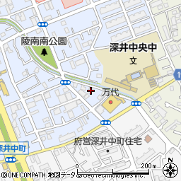 大阪府堺市中区深井北町3457-2周辺の地図