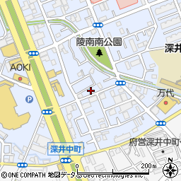 大阪府堺市中区深井北町3355周辺の地図