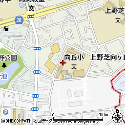 堺市立向丘小学校周辺の地図