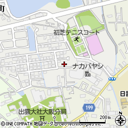 大阪府堺市東区野尻町周辺の地図