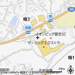 奈良県香芝市畑2丁目864周辺の地図