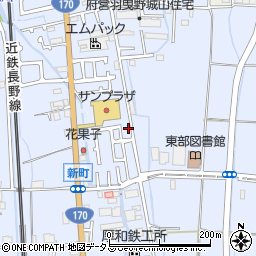 大阪府羽曳野市西浦1608周辺の地図