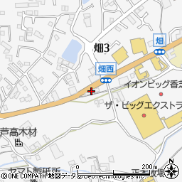 奈良県香芝市畑2丁目813周辺の地図
